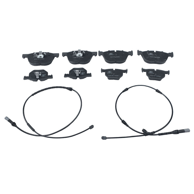 8Pcs Front & Rear Brake Pads With Wear Sensor Fit For BMW X5 E70 F15 F85 X6 E71 F16 F86 34114074370