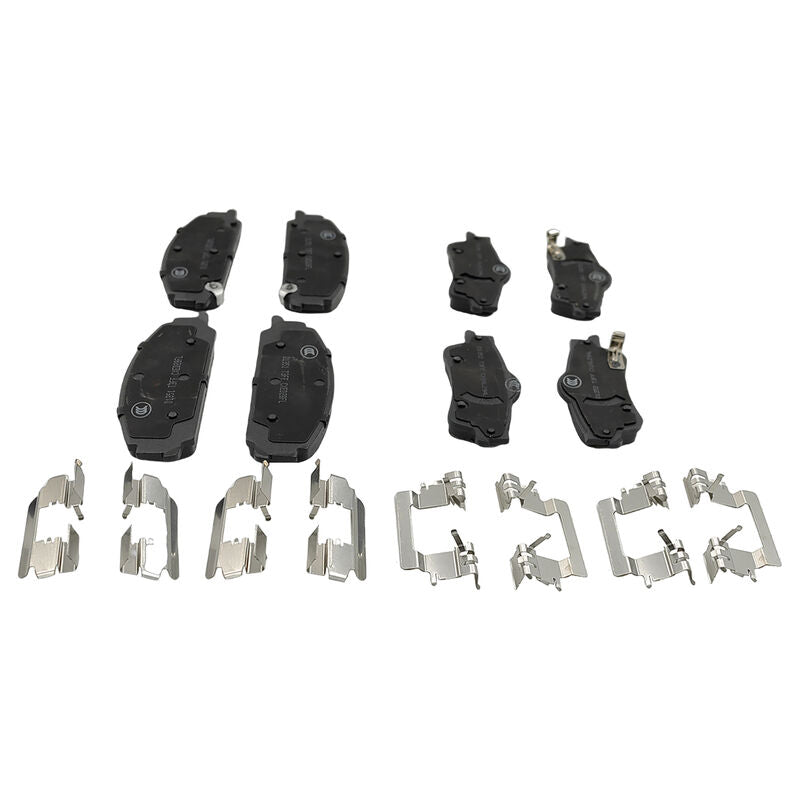 8 Pcs x Front & Rear Brake Pad With Clips Fit For Holden Calais Caprice Commodore VE Statesman WM
