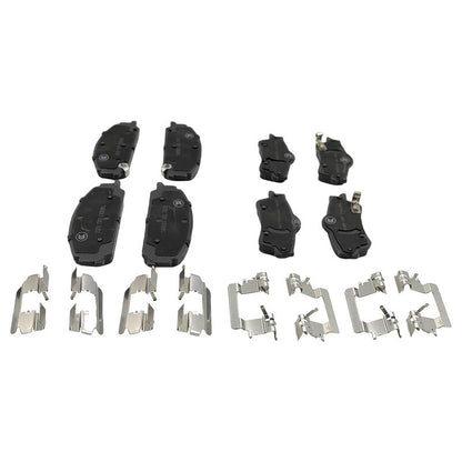8 Pcs x Front & Rear Brake Pad With Clips Fit For Holden Calais Caprice Commodore VE Statesman WM