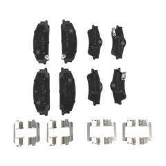 8 Pcs x Front & Rear Brake Pad With Clips Fit For Holden Calais Caprice Commodore VE Statesman WM