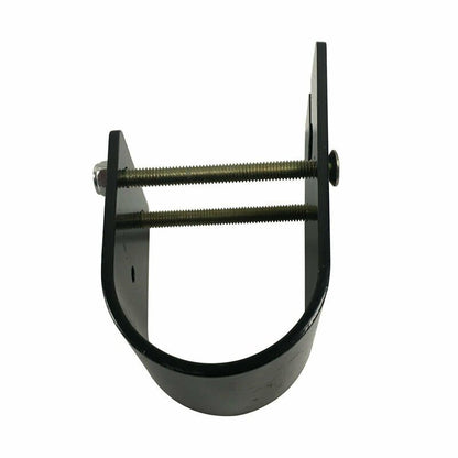 50mm Bullbar Mount Wrap Around Black Slotted Bracket Fit For Antenna UHF CB