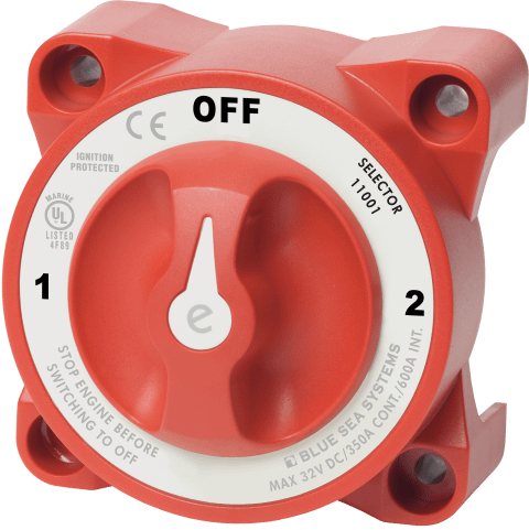 e-Series Selector 3 Position Battery Switch with AFD BS-11001