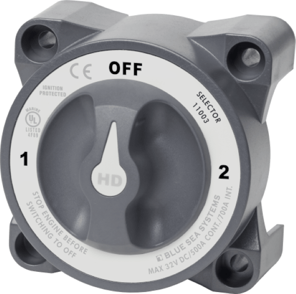 HD-Series Heavy Duty 3 Position Selector Battery Switch with AFD BS-11003