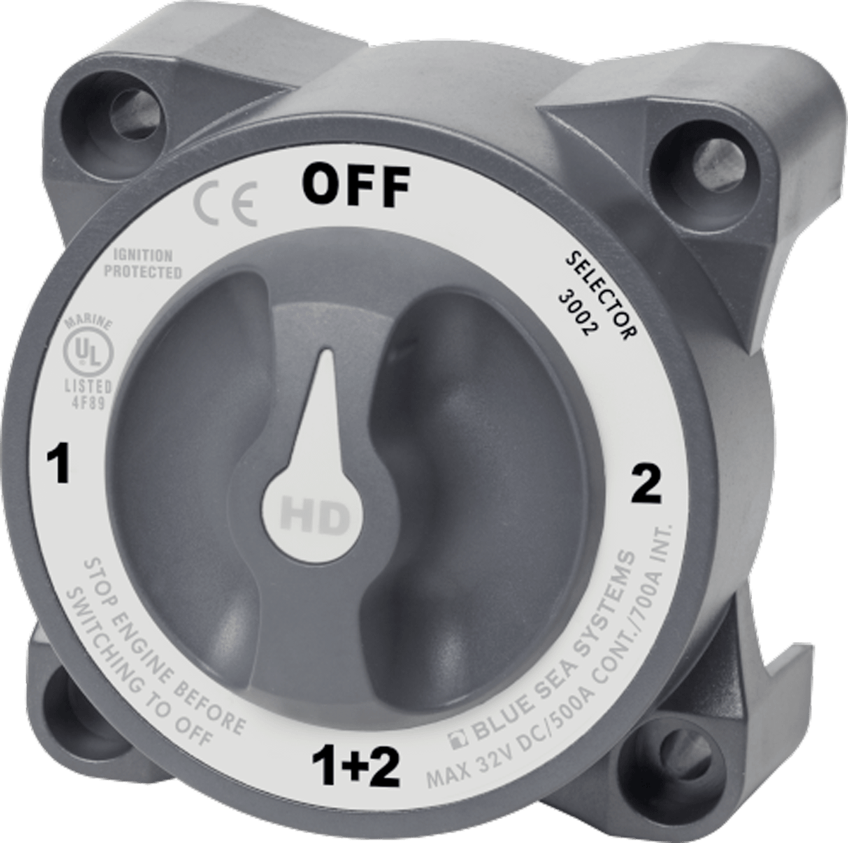 HD-Series Heavy Duty Selector Battery Switch BS-3002