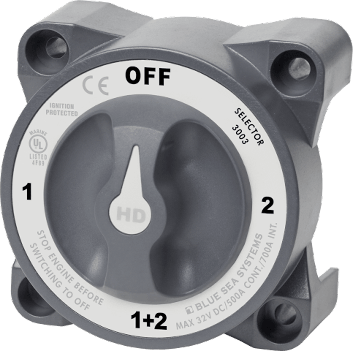 HD-Series Heavy Duty Selector Battery Switch with AFD BS-3003
