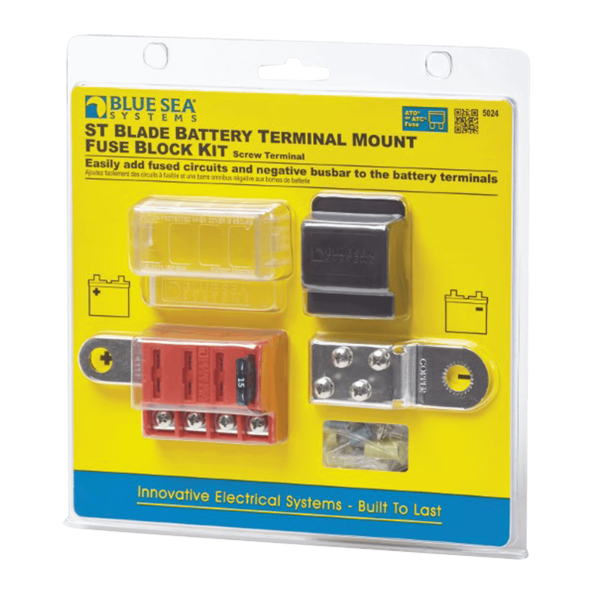 ST Blade Battery Terminal Mount Fuse Block Kit BS-5024