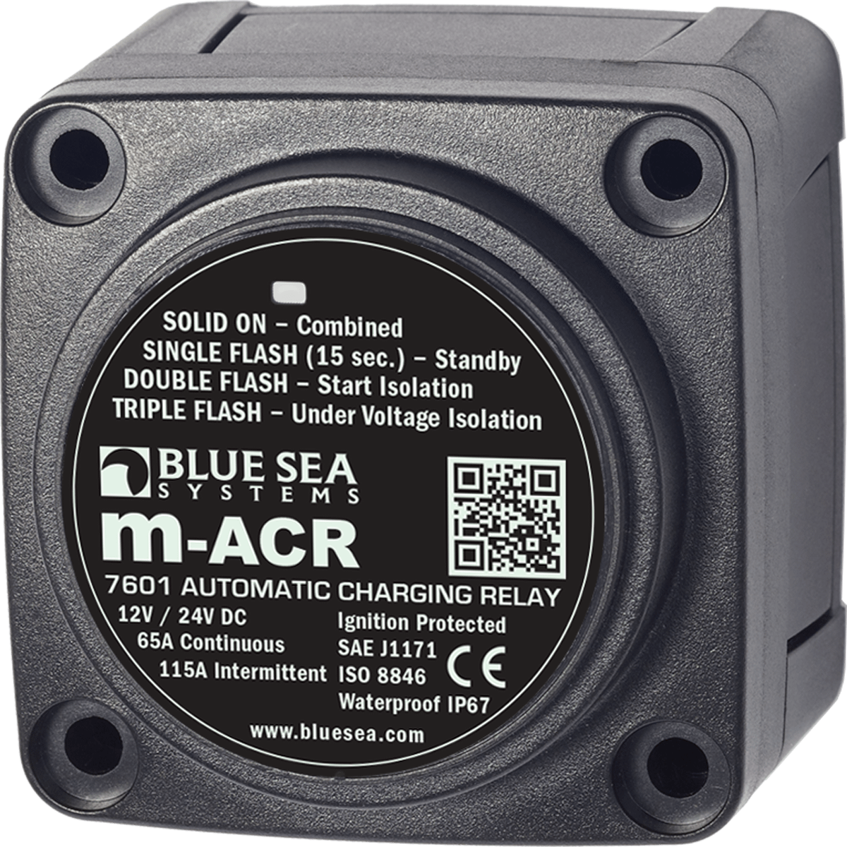 Enerdrive m-Series Automatic Charging Relay – 12/24V DC 65A BS-7601