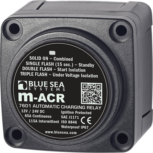 Enerdrive m-Series Automatic Charging Relay – 12/24V DC 65A BS-7601