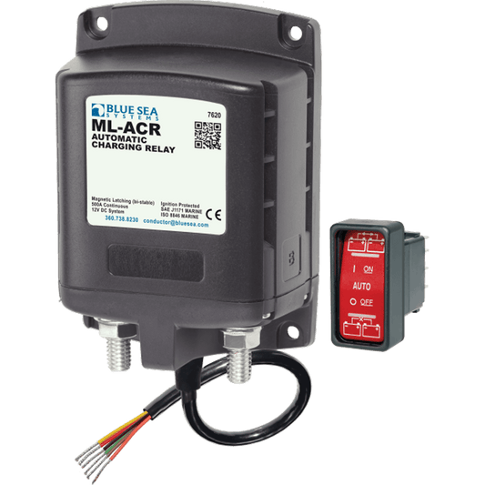 Enerdrive ML-ACR Automatic Charging Relay – 12V DC 500A BS-7620