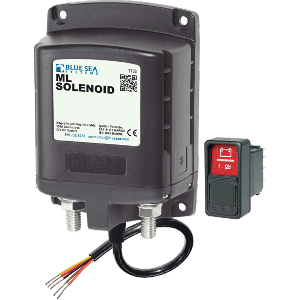 ML Solenoid – 24V DC 500A BS-7703