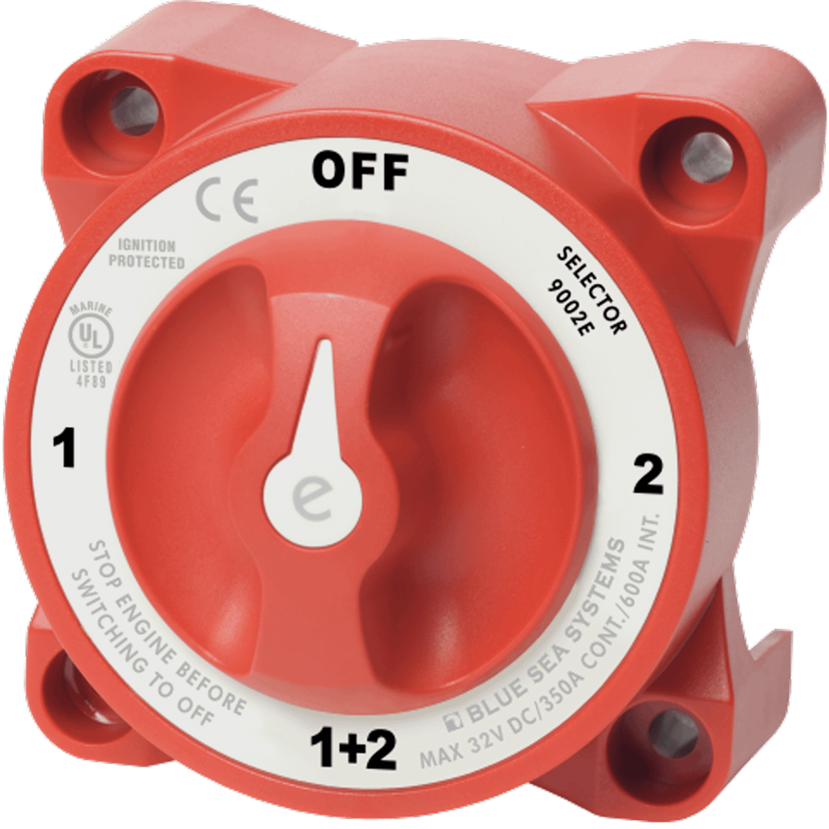 e-Series Selector Battery Switch with AFD BS-9002e