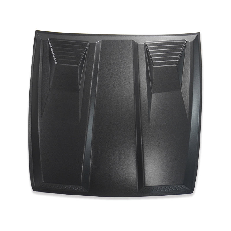 BONNET SCOOP FOR GWM CANNON 2020 - 2023 GREAT WALL UTE HOOD SCOOP MATTE BLACK