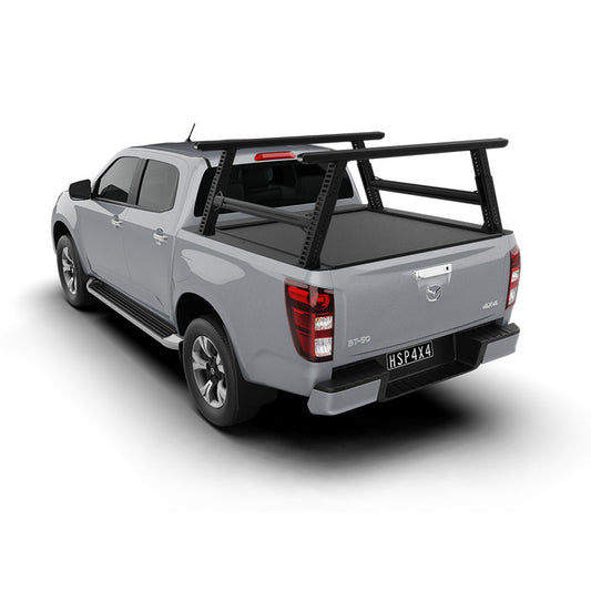 HSP Load Rack Pro Ladder Rack suits Mazda Bt50 TF 2020+ Suits Roll R Cover S3.5 - Full set (Front & Rear Legs + Joiner Bar)