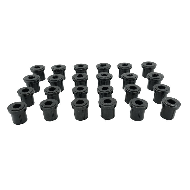 24 Pcs Front & Rear Rubber Shackle Bushes Fit For Toyota Landcruiser FJ75 HJ75 FZJ75 HZJ75 4X4 1984-1999