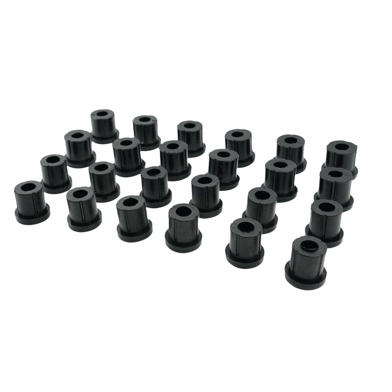 24 Pcs Front & Rear Rubber Shackle Bushes Fit For Toyota Landcruiser FJ75 HJ75 FZJ75 HZJ75 4X4 1984-1999