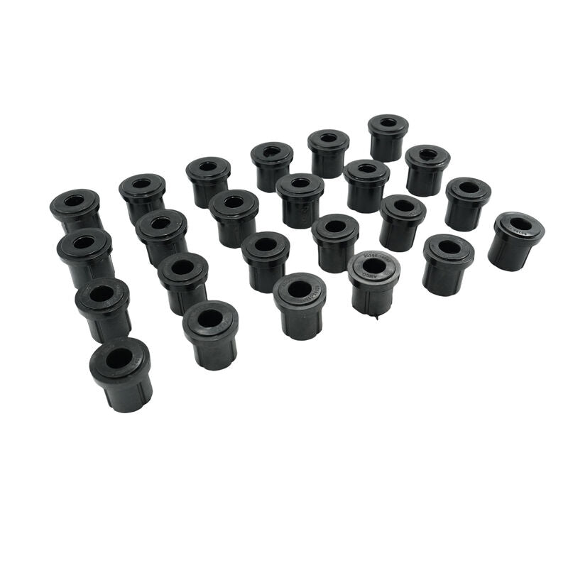 24 Pcs Front & Rear Rubber Shackle Bushes Fit For Toyota Landcruiser FJ75 HJ75 FZJ75 HZJ75 4X4 1984-1999