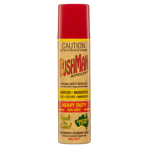 BUSHMAN AEROSOL 60GM 40% DEET