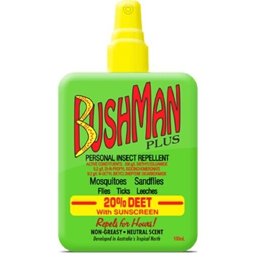 BUSHMAN PLUS 100ML PUMP SPRAY BP100P