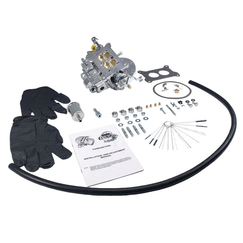 2 Barrels Carburetor 500 CFM 2BBL Manual Choke Fit For Holley FR-4412S