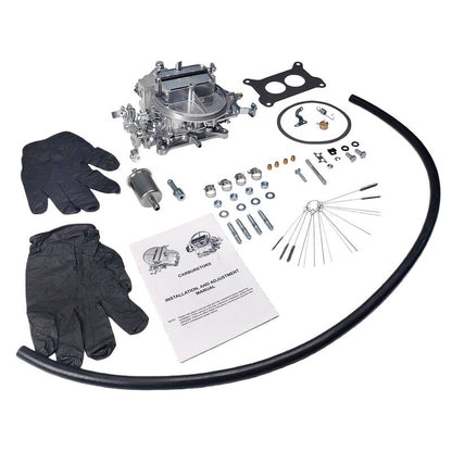 2 Barrels Carburetor 500 CFM 2BBL Manual Choke Fit For Holley FR-4412S