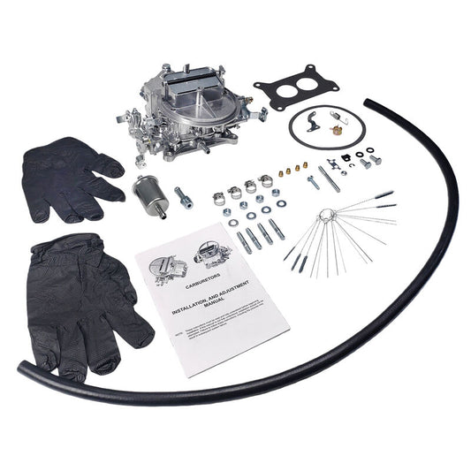 2 Barrels Carburetor 500 CFM 2BBL Manual Choke Fit For Holley FR-4412S