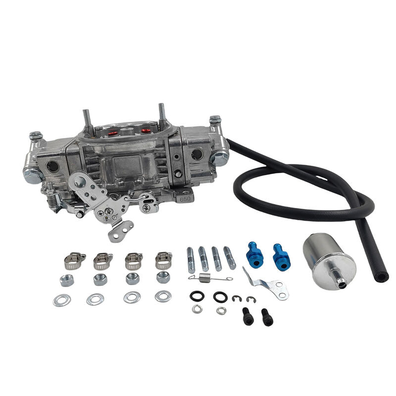 Carburetor For 4 Barrel Double Pumper Race 650 CFM Metal BR-67199