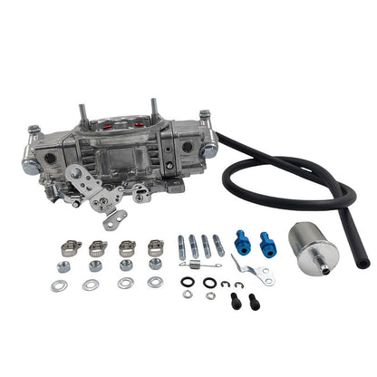 Carburetor For 4 Barrel Double Pumper Race 650 CFM Metal BR-67199