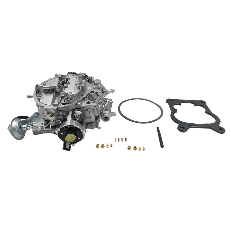 Quadrajet 4 BBL Carburetor With Gasket Fit For Rochester 305-350 Engines 650 CFM Electric Choke