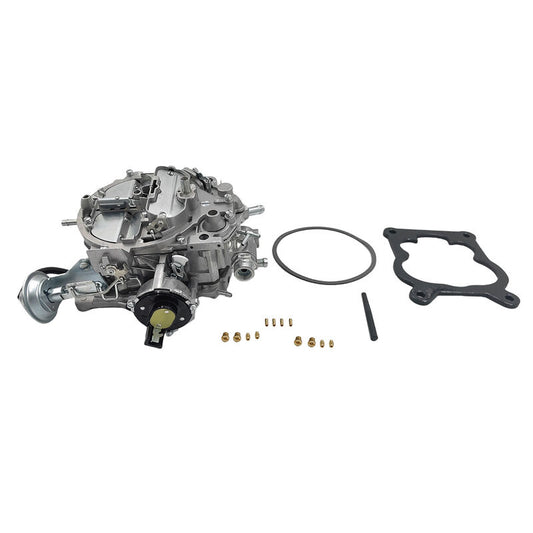 Quadrajet 4 BBL Carburetor With Gasket Fit For Rochester 305-350 Engines 650 CFM Electric Choke