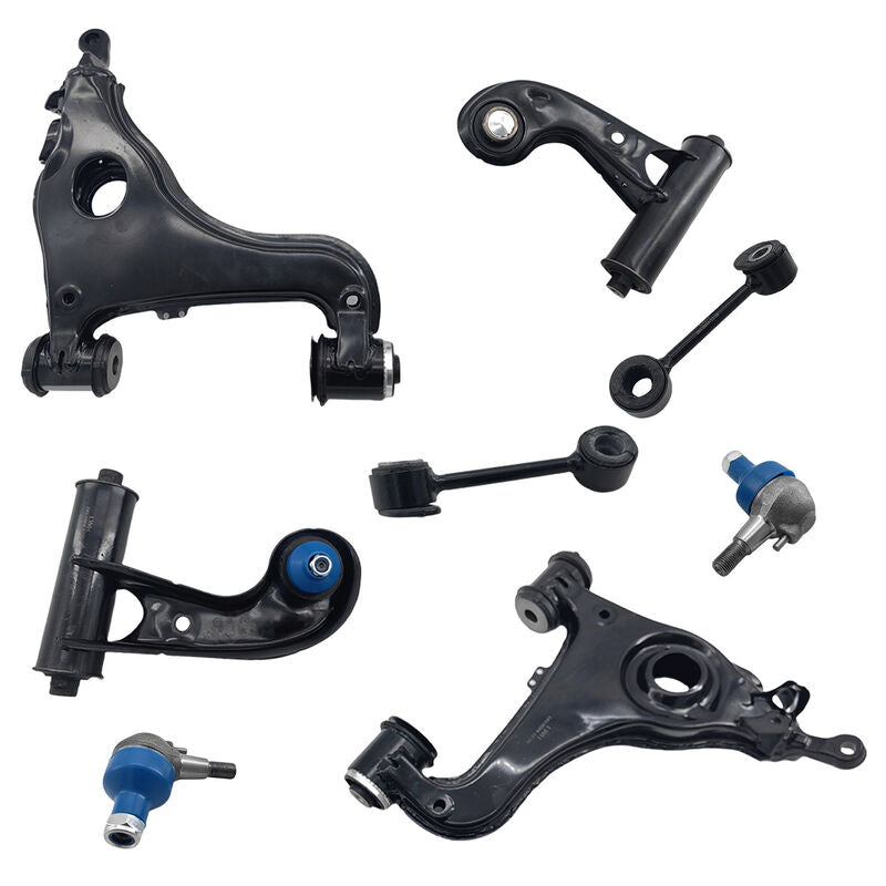 8 x Front Suspension Control Arm & Ball Joints Fit For Mercedes Benz W210 E250 E300