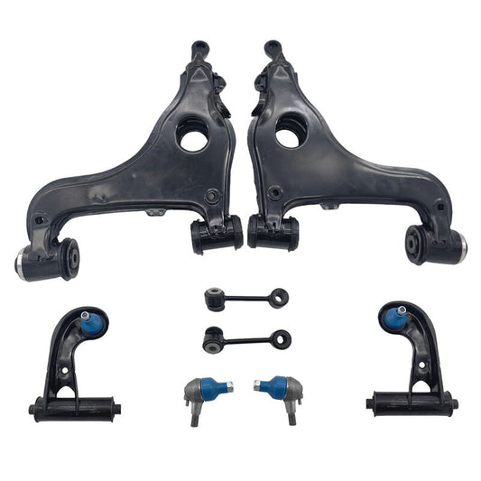 8 x Front Suspension Control Arm & Ball Joints Fit For Mercedes Benz W210 E250 E300