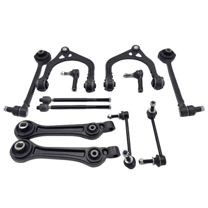 12 Pcs Full Set Front Lower Upper Control Arms Kit Fit For Chrysler 300 C LE LX 2004-2012