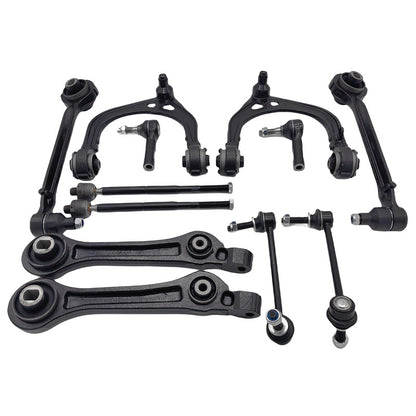 12 Pcs Full Set Front Lower Upper Control Arms Kit Fit For Chrysler 300 C LE LX 2004-2012