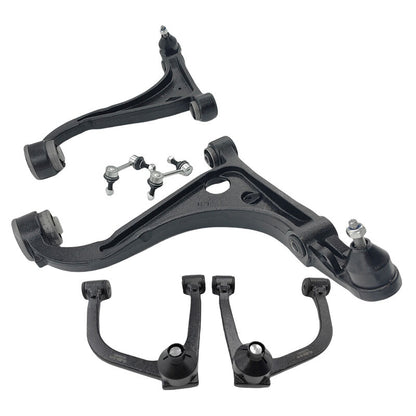 6 Pcs Front Upper Lower Control Arms & Sway Bar Links Fit For Ford Falcon AU2 BA BF XR6 XR8