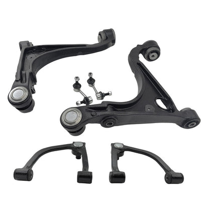 6 Pcs Front Upper Lower Control Arms & Sway Bar Links Fit For Ford Falcon AU2 BA BF XR6 XR8