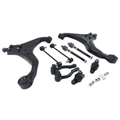 10 x Front Lower Control Arm Tie Rod Kit Fit For Hyundai Tucson JM For Kia Sportage KM