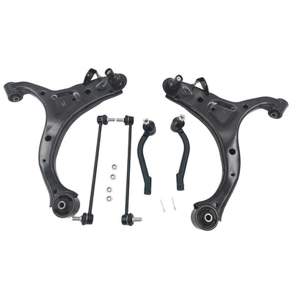 6 x Lower Front Control Arm & Sway Bar End Link Fit For Hyundai Santa Fe CM FWD AWD 2006-2012