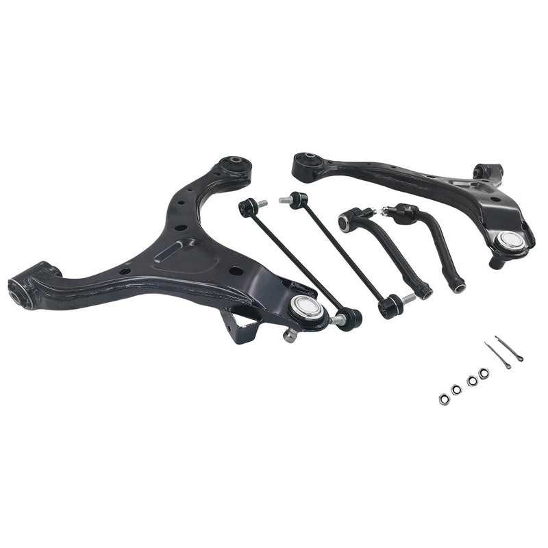 6 x Lower Front Control Arm & Sway Bar End Link Fit For Hyundai Santa Fe CM FWD AWD 2006-2012
