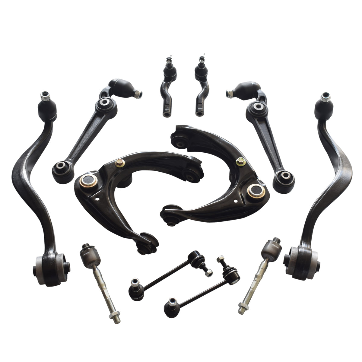 12pc Complete Front Suspension Kit Upper Lower Control Arm Fit For 2002-2007 Mazda 6 GG/GY