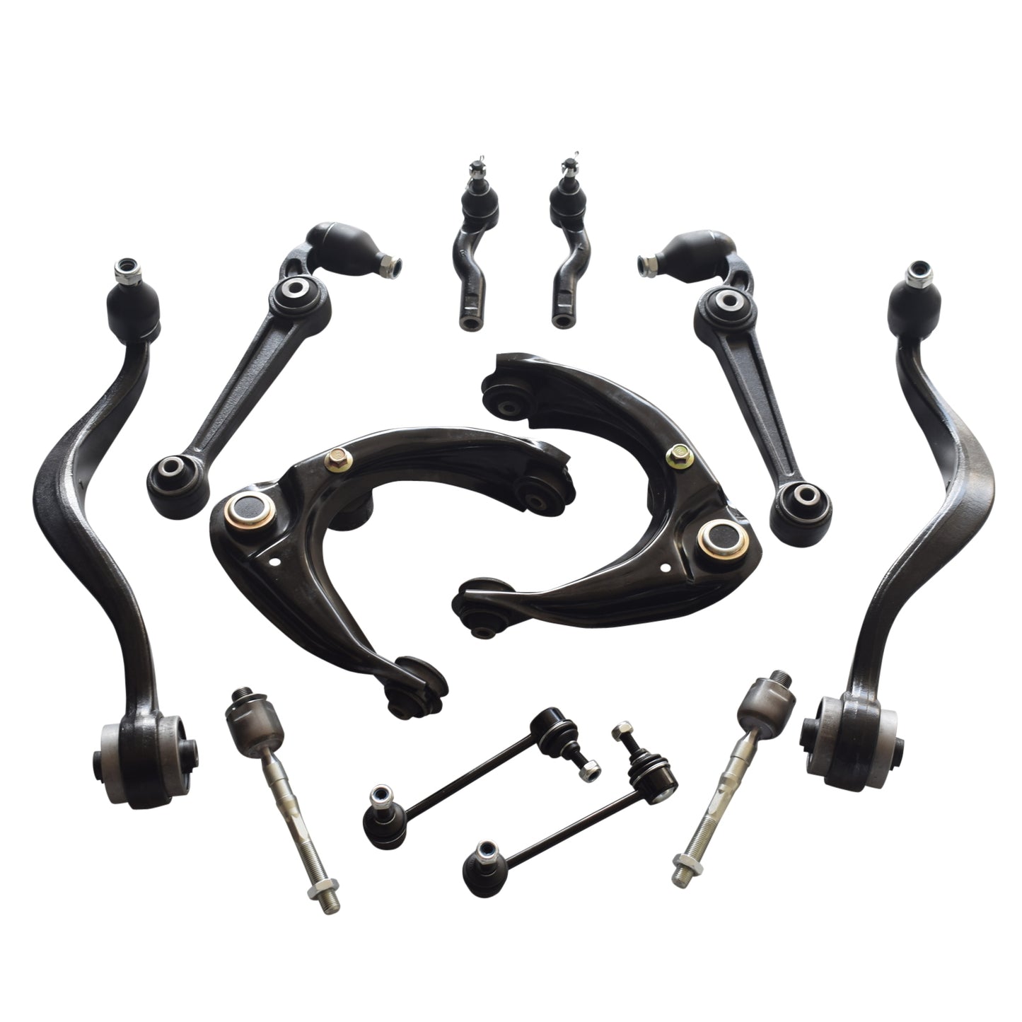 12pc Complete Front Suspension Kit Upper Lower Control Arm Fit For 2002-2007 Mazda 6 GG/GY