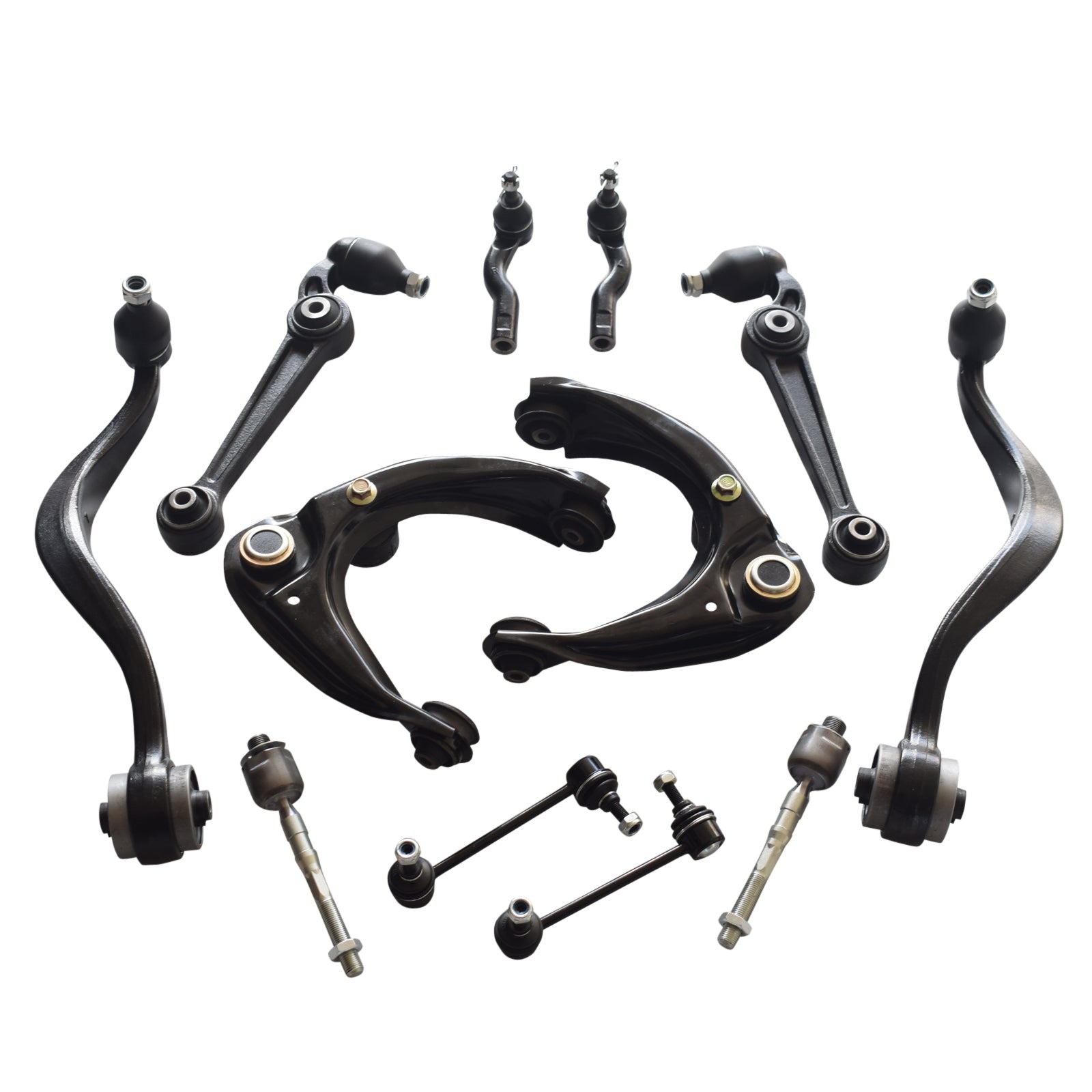 12pc Complete Front Suspension Kit Upper Lower Control Arm Fit For 2002-2007 Mazda 6 GG/GY