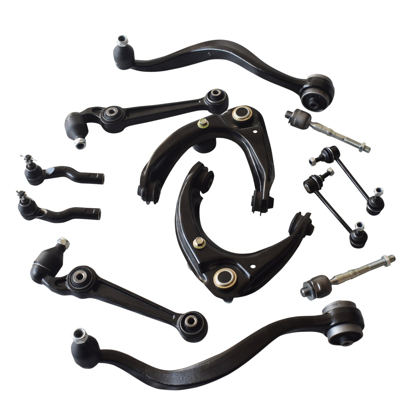 12pc Complete Front Suspension Kit Upper Lower Control Arm Fit For 2002-2007 Mazda 6 GG/GY