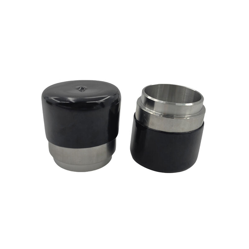 2 x 45mm Trailer Bearing Buddy Protectors Bearing Buddies Stainless Steel With Cap