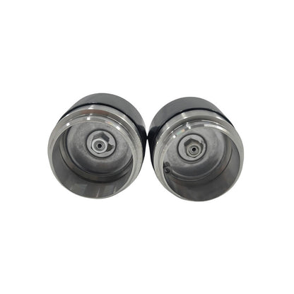 2 x 45mm Trailer Bearing Buddy Protectors Bearing Buddies Stainless Steel With Cap