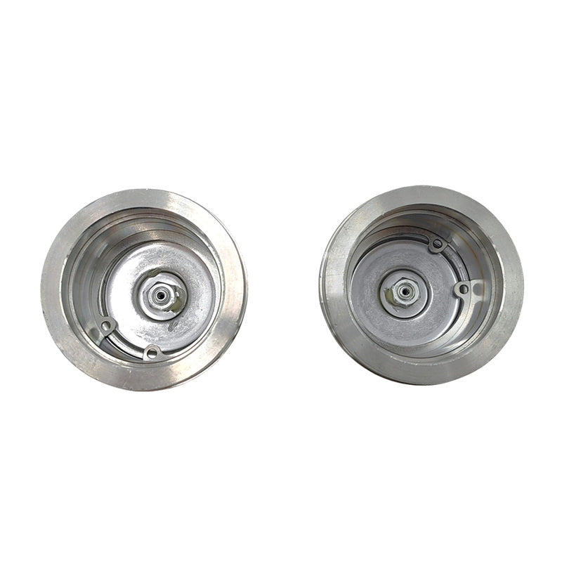2 x 62mm Bearing Buddies Cap Hub Protectors For Boat Caravan Trailer With Dust Caps