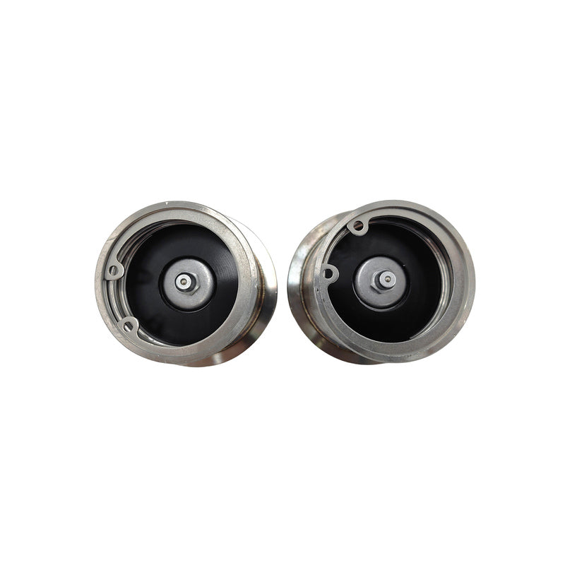 2 x 62mm Bearing Buddies Cap Hub Protectors For Boat Caravan Trailer With Dust Caps
