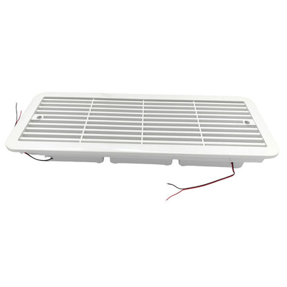 12V Fridge Vent With Fan RV Trailer Caravan Side Air Outlet Ventilation Exhaust Fan