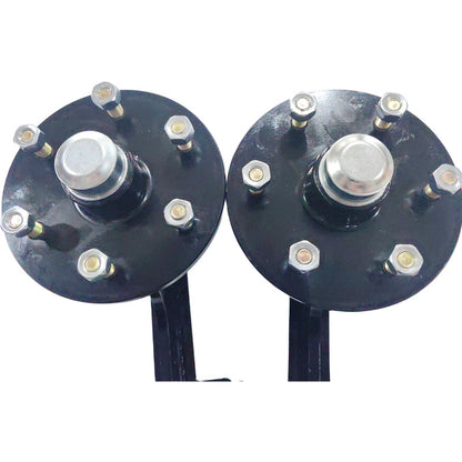 For Shipping Container Hub And Spindle Kit 6 x 5.5 Lug Fast Bolt On Wheels