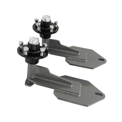 Pair 5 Lug Shipping Container Wheels With Hub 5x4.75 Fit For 20ft & 40ft Container For Holden HQ Stud Pattern
