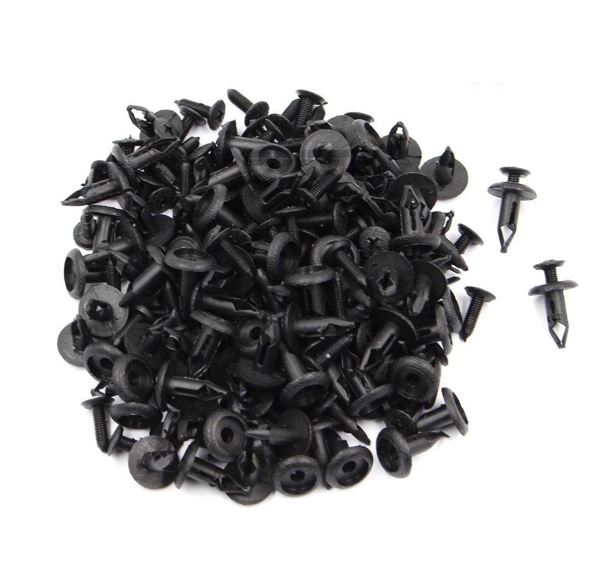 Scrivet Clip 6mm Radiator Cowl Inner Guard Air Intake Pipe Stone Tray 100pcs